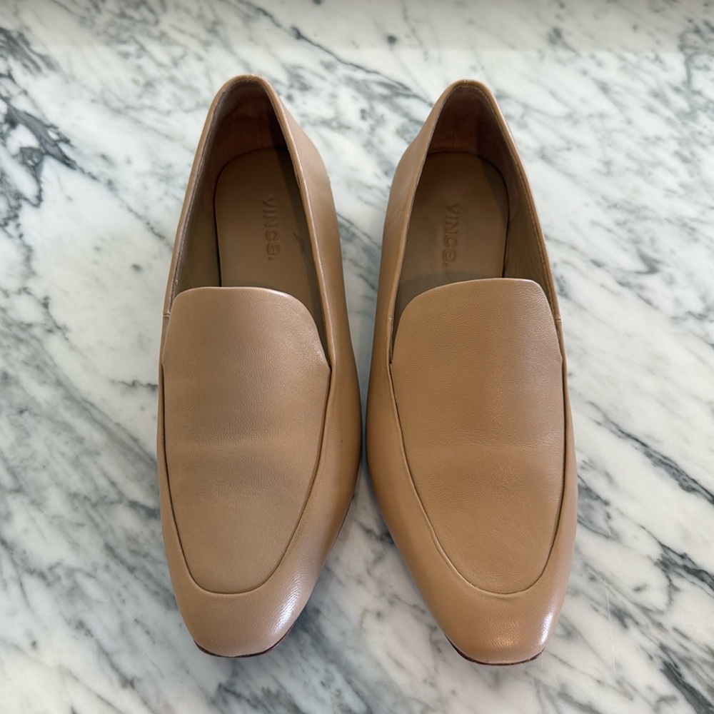 Vince Brett Easy Leather Loafer - Cappuccino